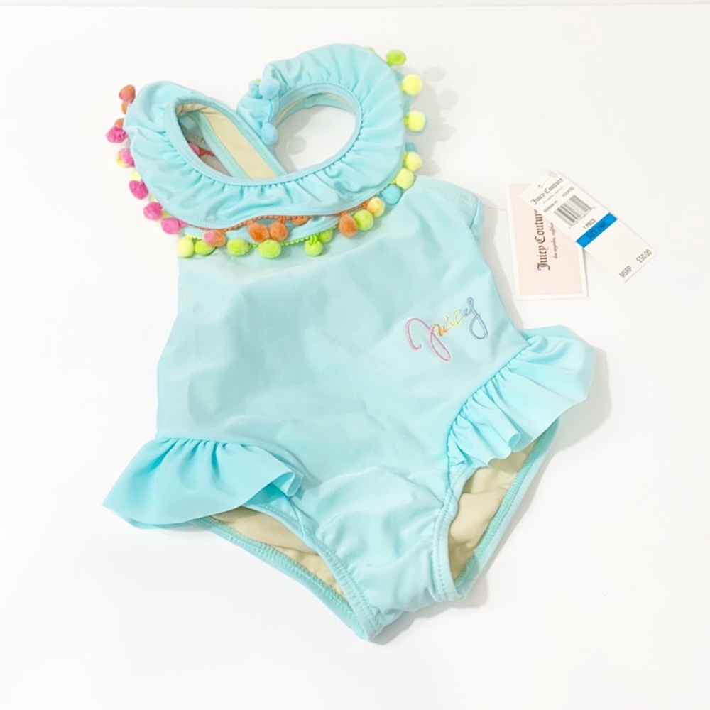 Juicy couture Pom Pom detail swim suits 24m